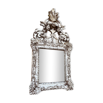 Miroir bois sculpté