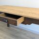 Antique farmhouse table in patinated solid wood - 178 cm