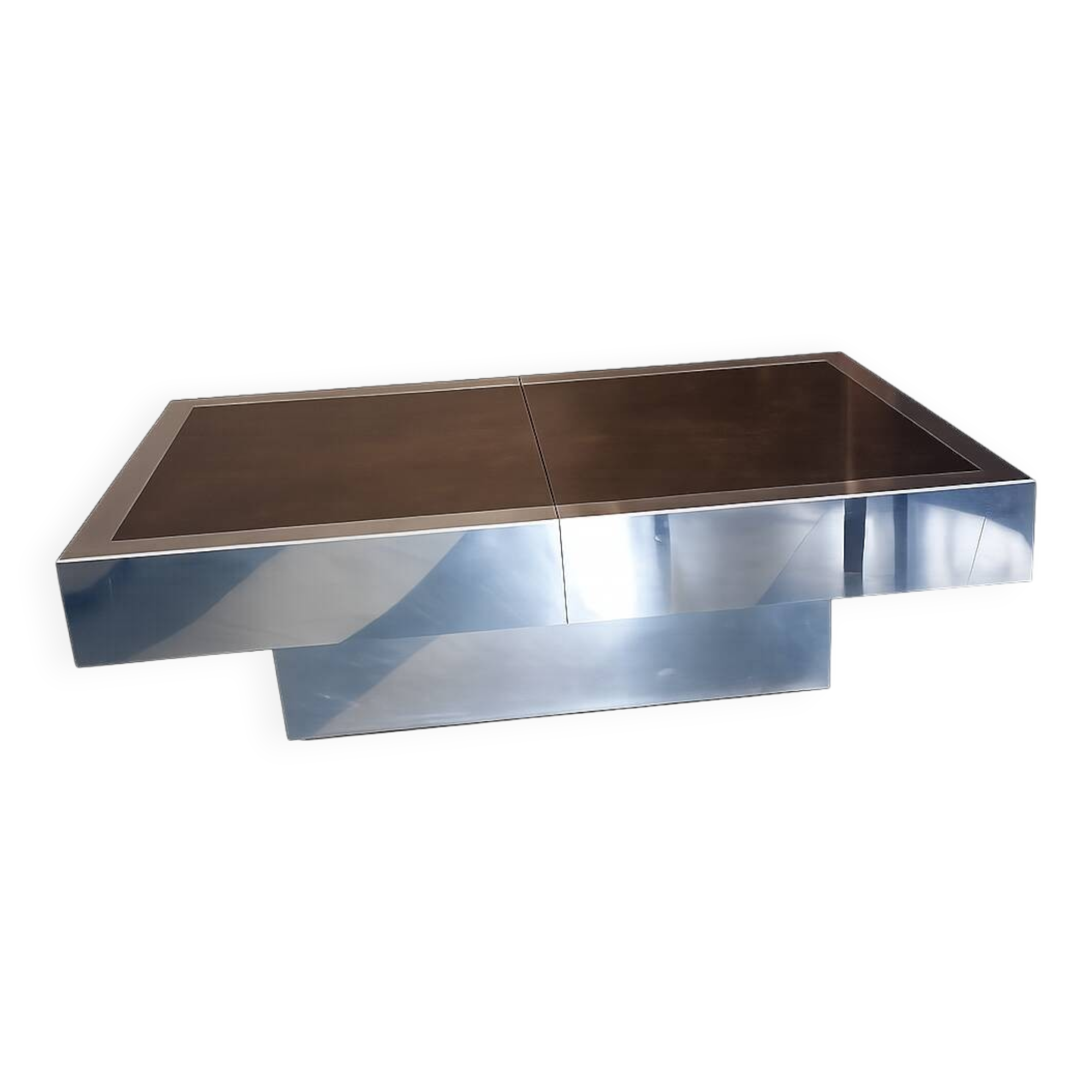 Vintage bar coffee table by Roche Bobois in the style of Willy Rizzo.