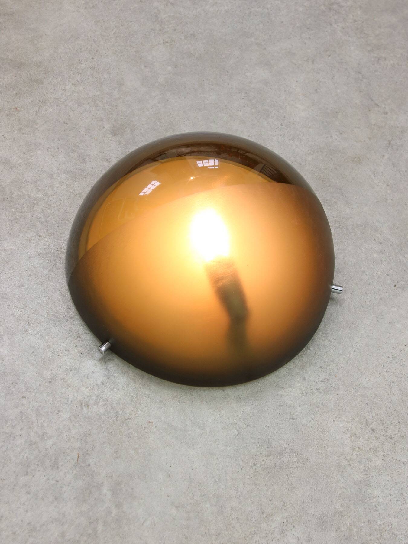 Mid-Century Modern Italian Demi Sconce by Gio Ponti for Guzzini, 1970s