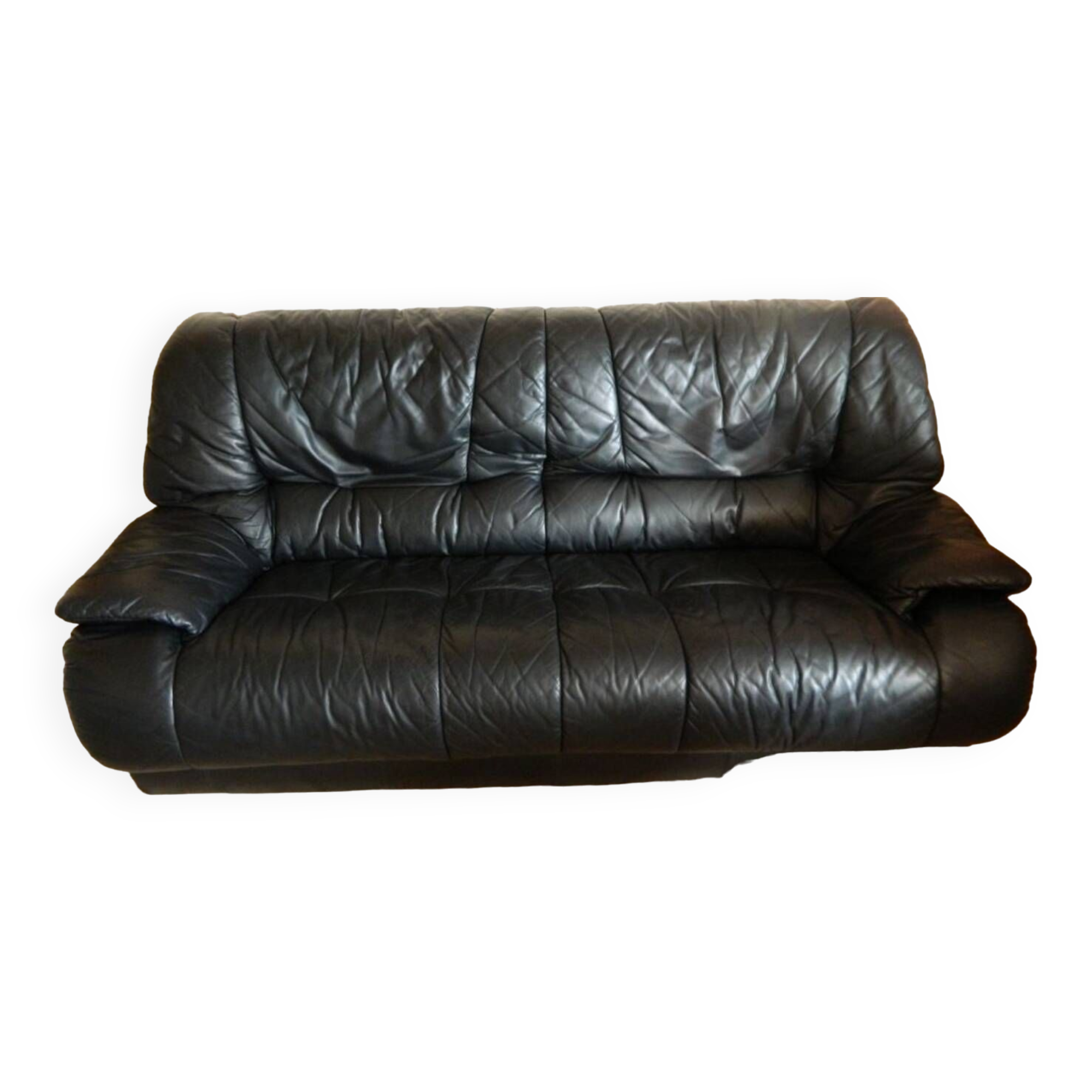 3 seater leather sofa