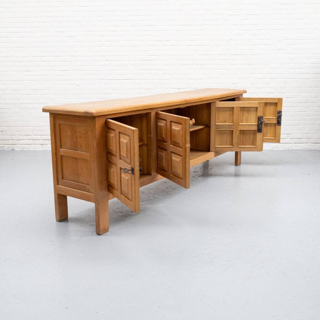 Brutalist French sideboard 1970s