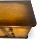 Commode italienne en placage et bois massif de noyer, années 1940-1950