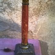 Ancient marble lamp foot