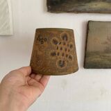 Old jute lampshades to be installed