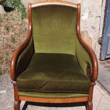 Pair of bergère armchairs