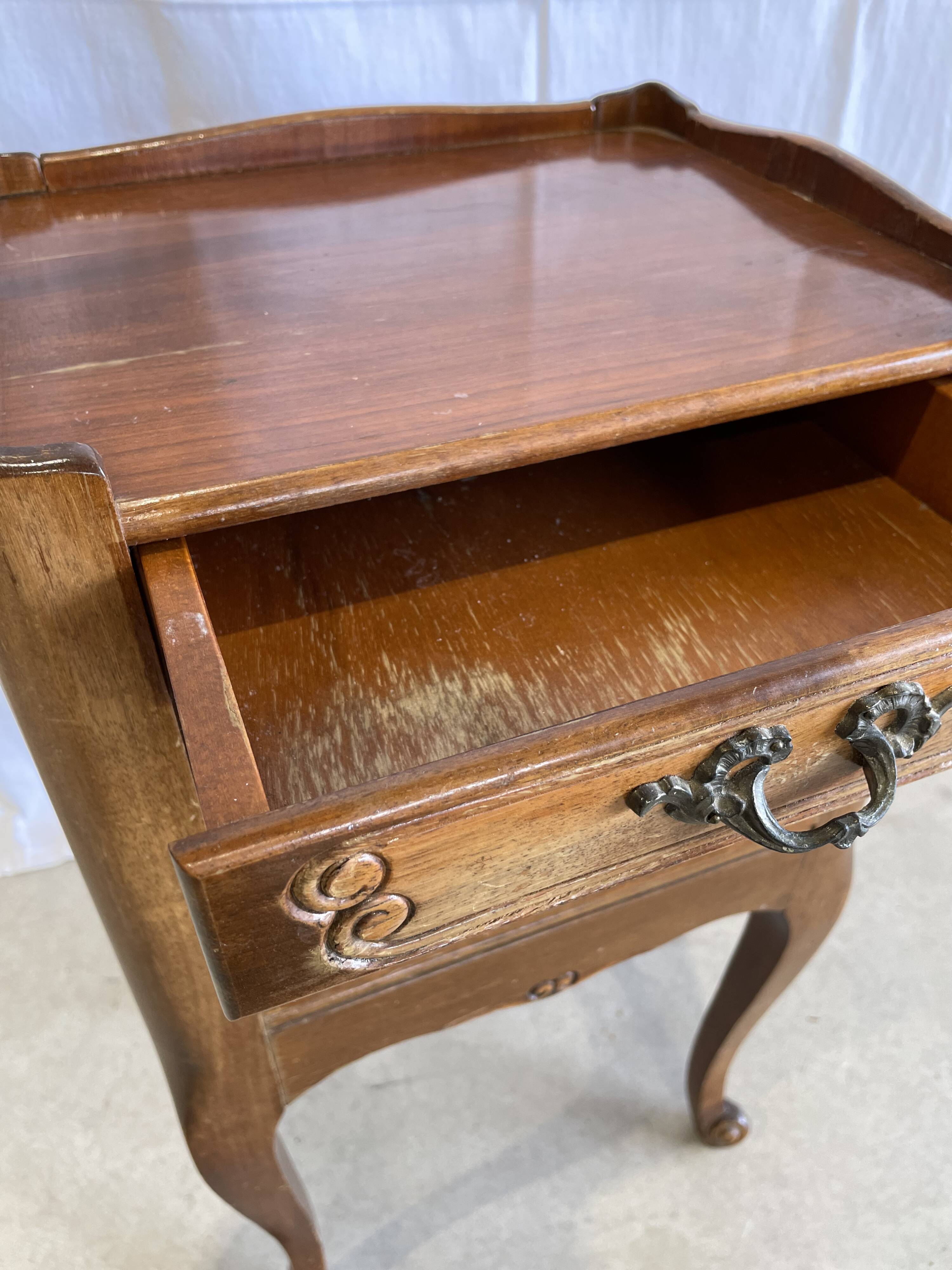 Louis XV style bedside table