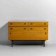 Commode en hêtre par Roger de Winter, Belgique années 1960