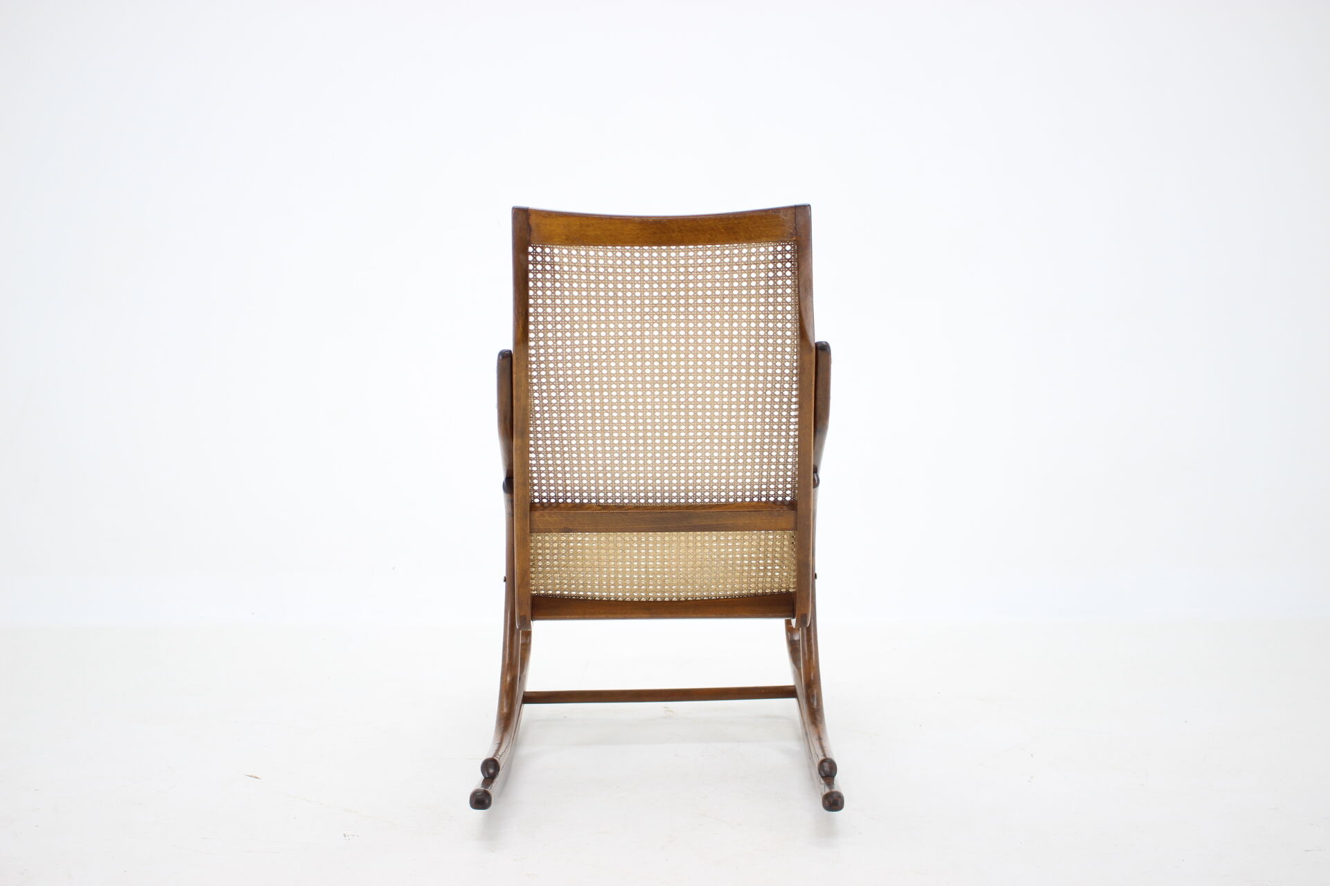 1960s Antonin Suman Bentwood Rocking Chair, Czechoslovakia