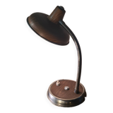 small desk lamp 1950 a 60 aluminum faux wood original electricity works well, rep breed