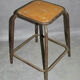 Series of 7 vintage workshop stools