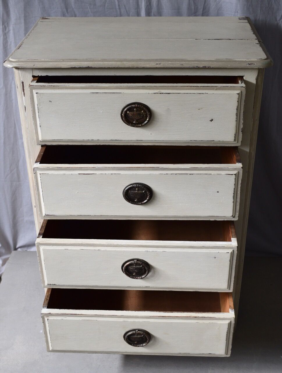 Skated wooden chiffonnier