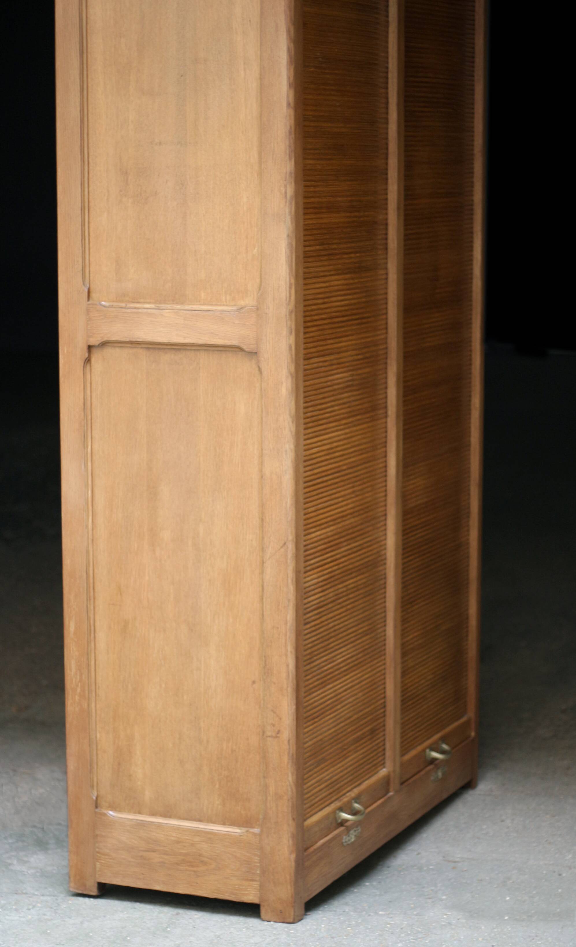 Magnificent curtain filing cabinet from La Poste (1920s/1930s).