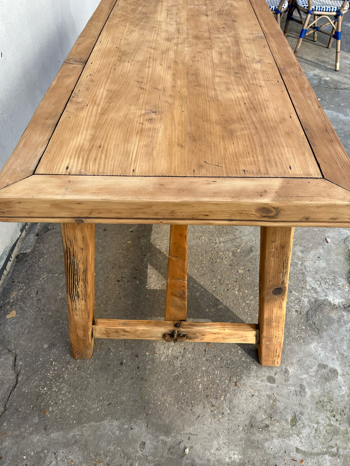 Cherry wood workshop table