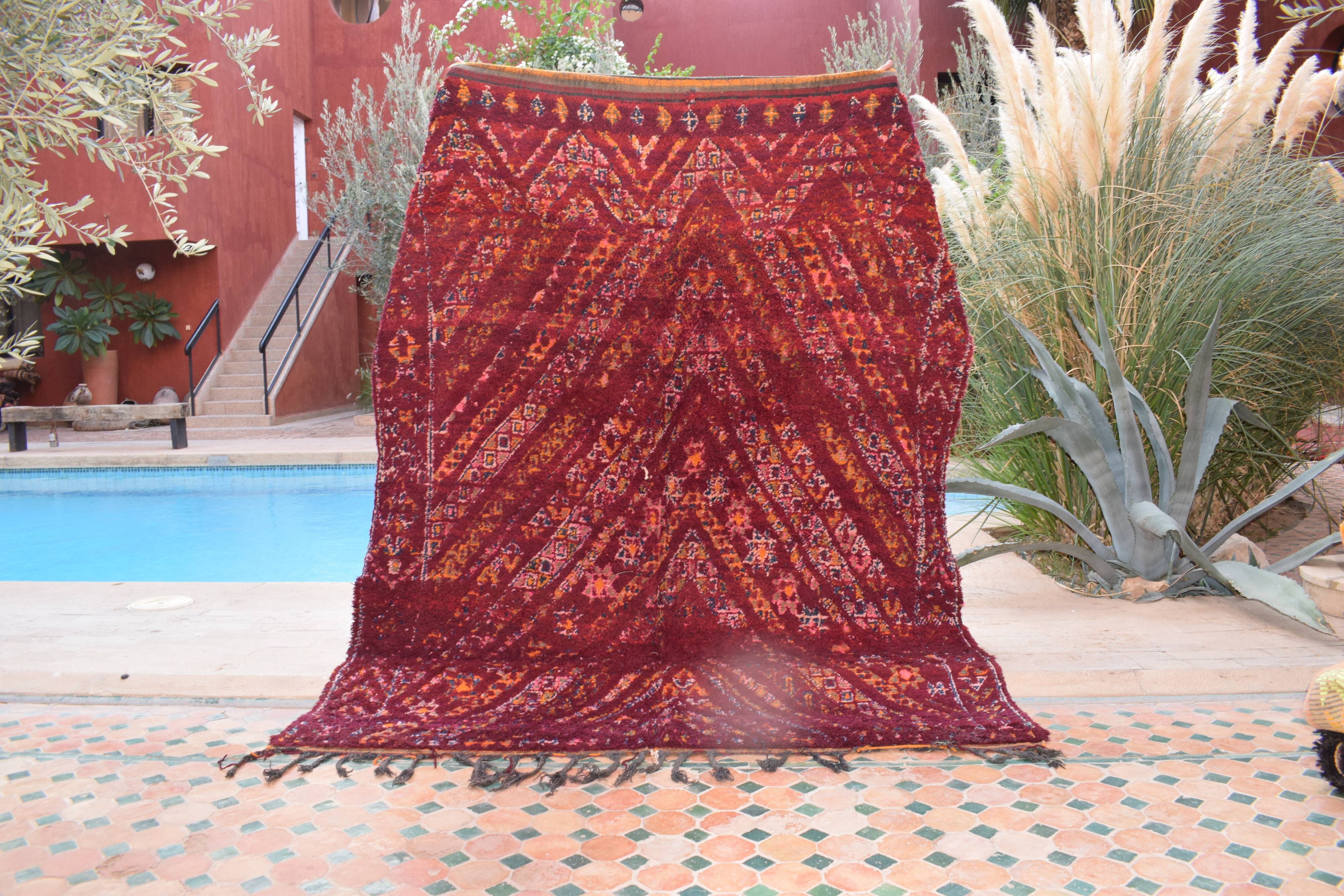 Berber rug Moroccan vintage Atlas