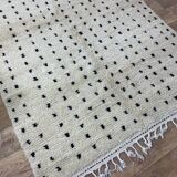 Tapis berbère a pois fait main 250 X 150 CM