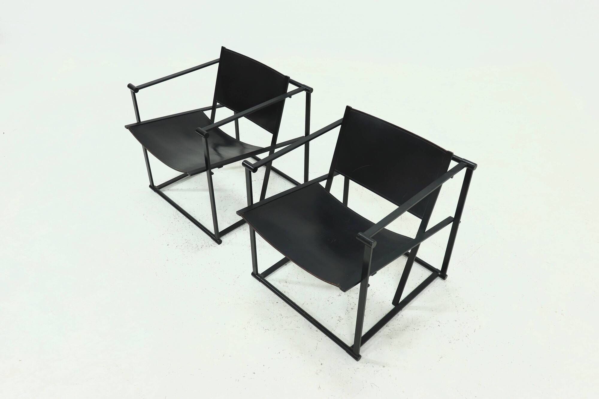 Set of 2 Lounge Chairs Model FM60 by Radboud van Beekum for Pastoe 1980s