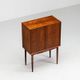 Illum Wikkelso bar cabinet in rosewood C. F. Christensen Denmark 1960