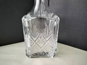 Arques crystal whiskey decanter Fontenay model in its original box