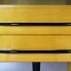 Modular Desk Set with Black Glass Top by Mojmir Pozar, 1960s, Set of 3