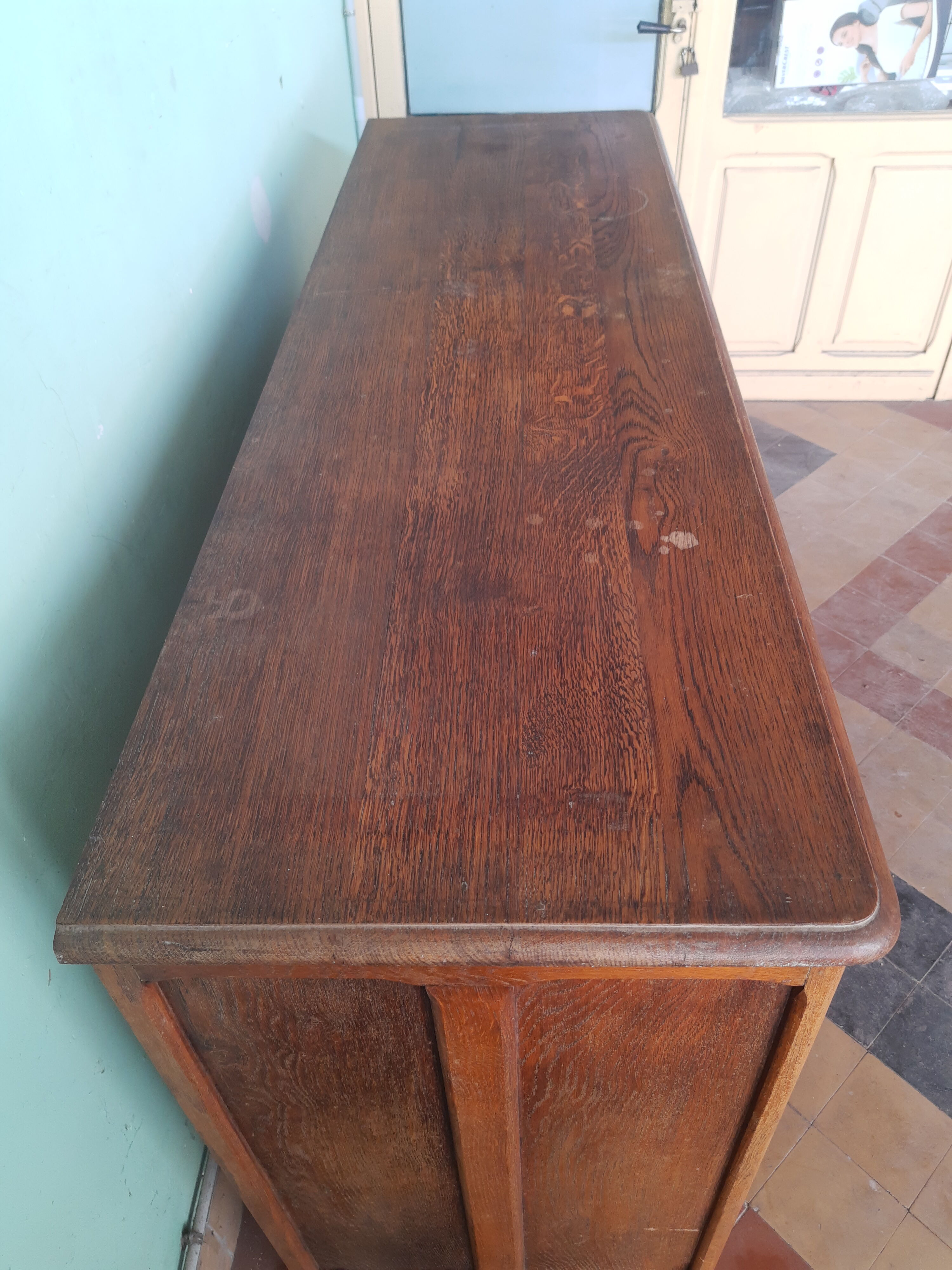 Vintage oak bottom mado sideboard
