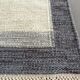 Handwoven wool rollakan rug design 'Wadden' reversible