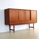 Vintage high board | wall cabinet | E.W. Bach | Danish