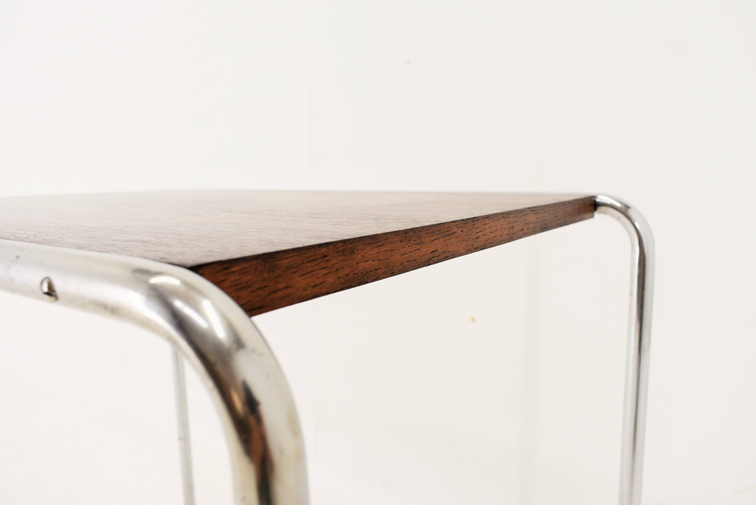 Table Bauhaus Chromée par Marcel Breuer pour Mucke Melder, 1930s