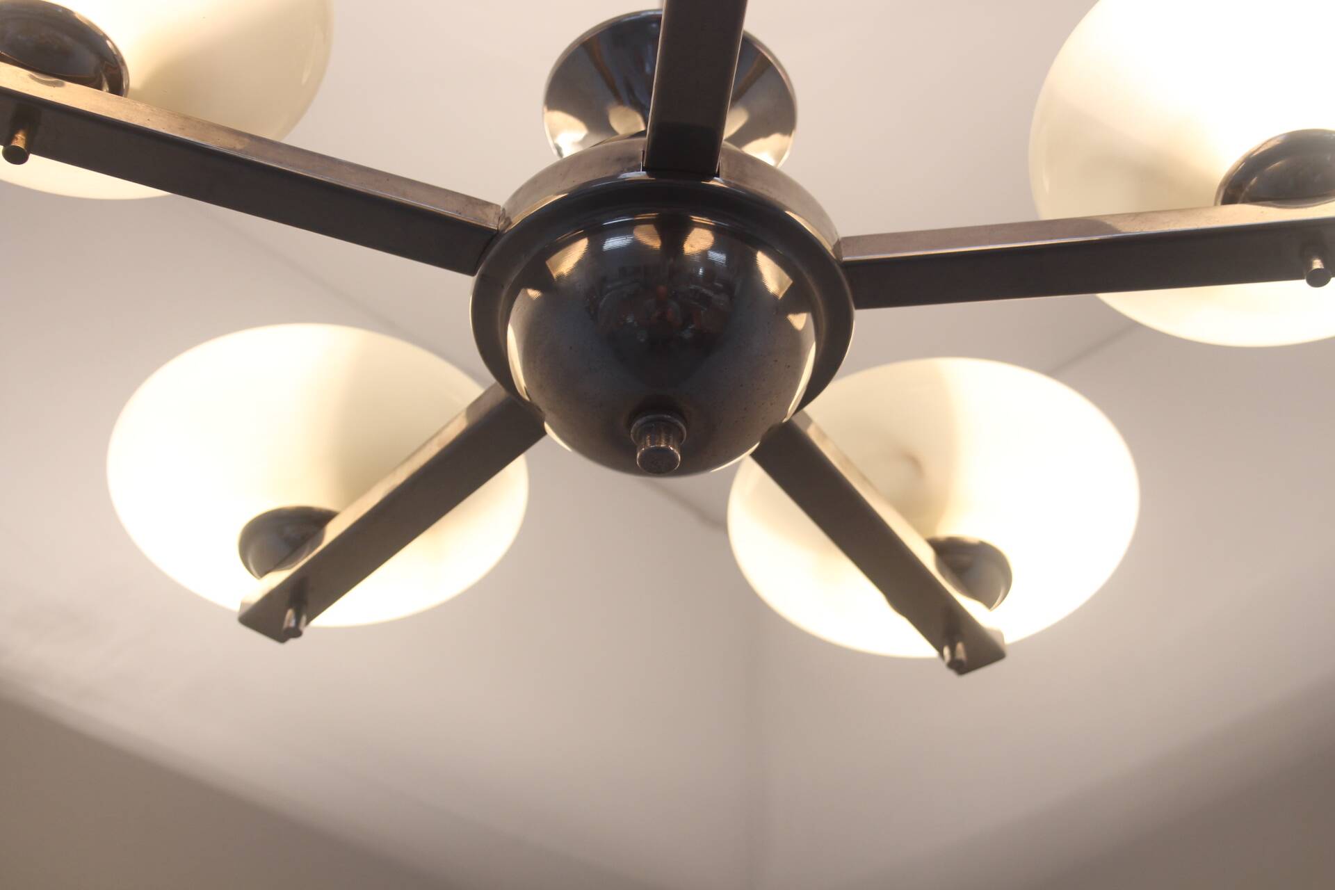 Art Deco Candlestick 1930s, Czechoslovakia