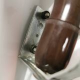 Beautiful and fun wall lamp, in hard pressed white plastic danish 1980s