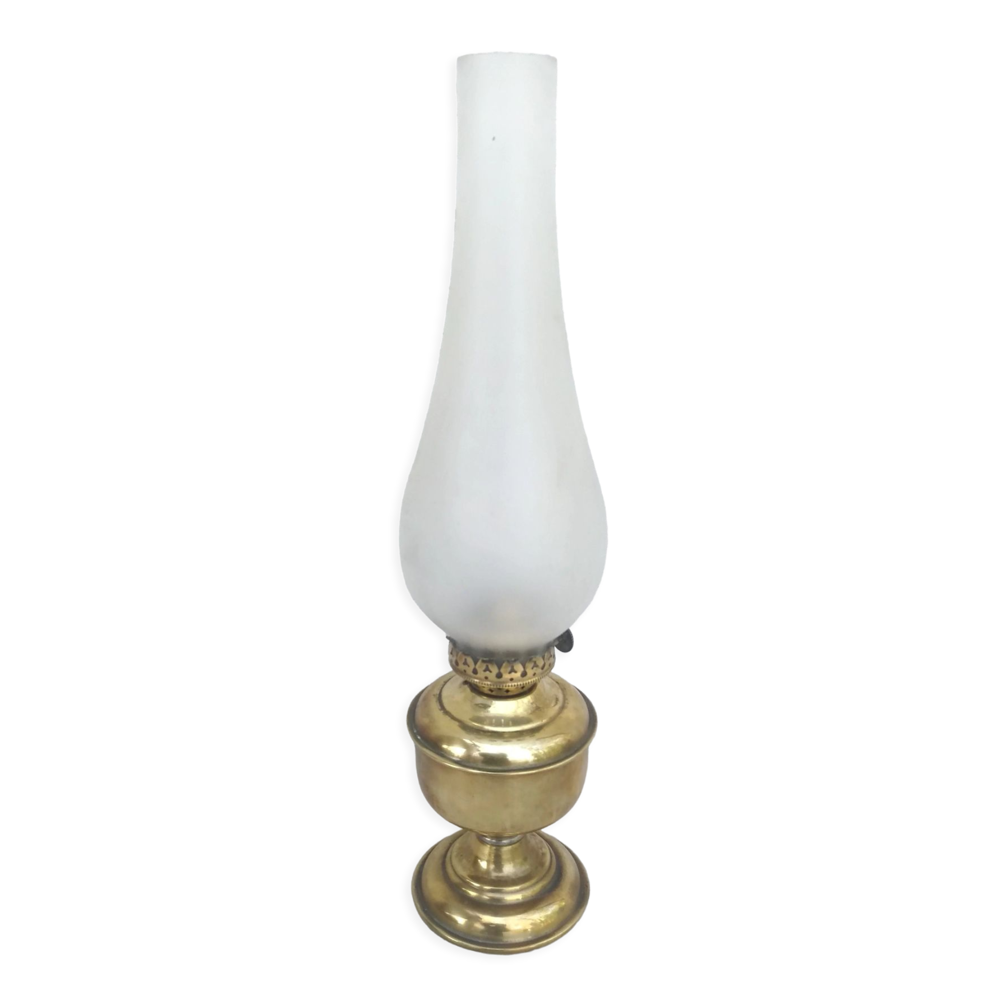 Brass oil lamp