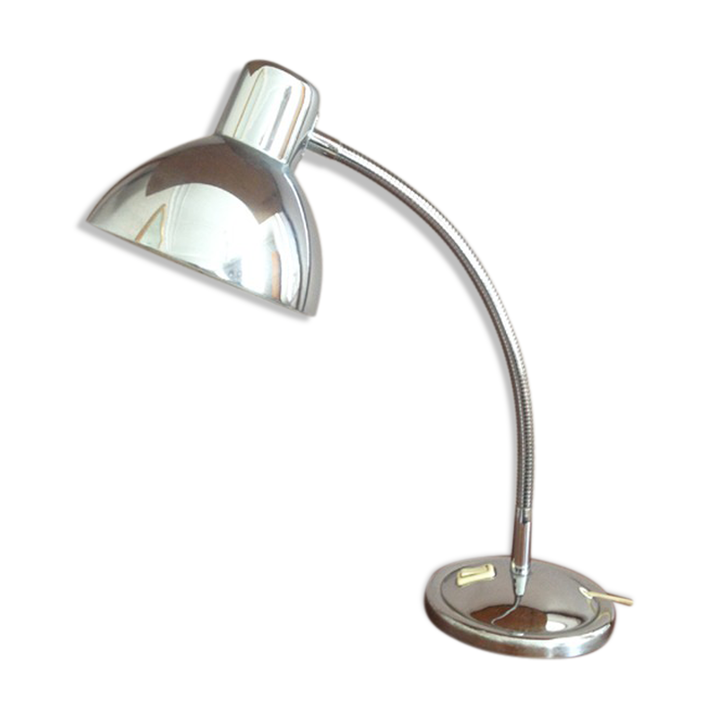 Chrome desk lamp, 60 years