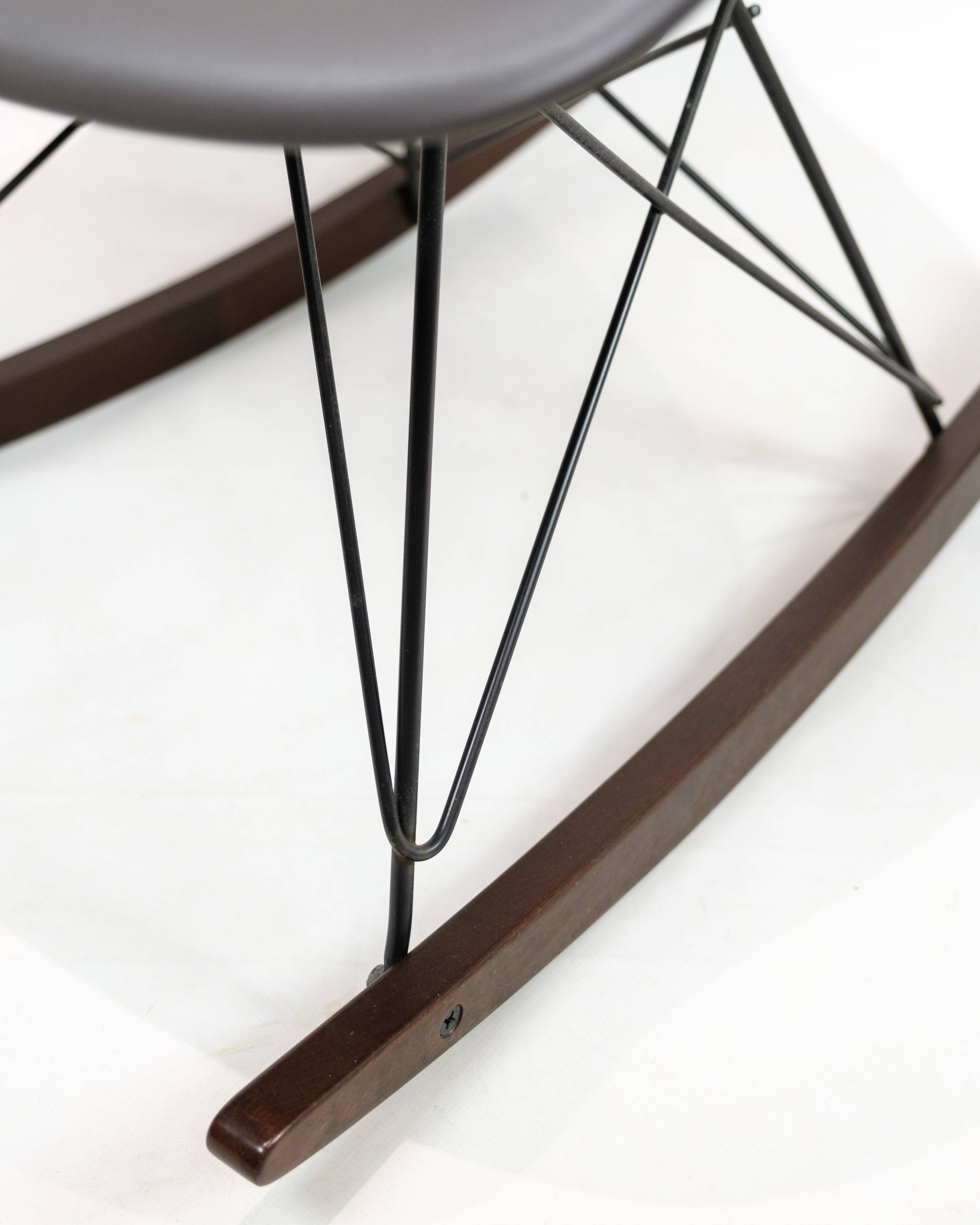 Rocking Chair Made In Plastic By Charles & Ray Eames For Vitra