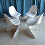 4 chairs vintage 1960