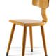 Chaise en contreplaqué, années 1950