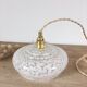 White Clichy glass pendant lamp