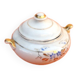 Old dinette tureen Porcelain floral decoration