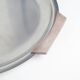 Round stainless steel tray, Danish design, 1970s, made in Denmark