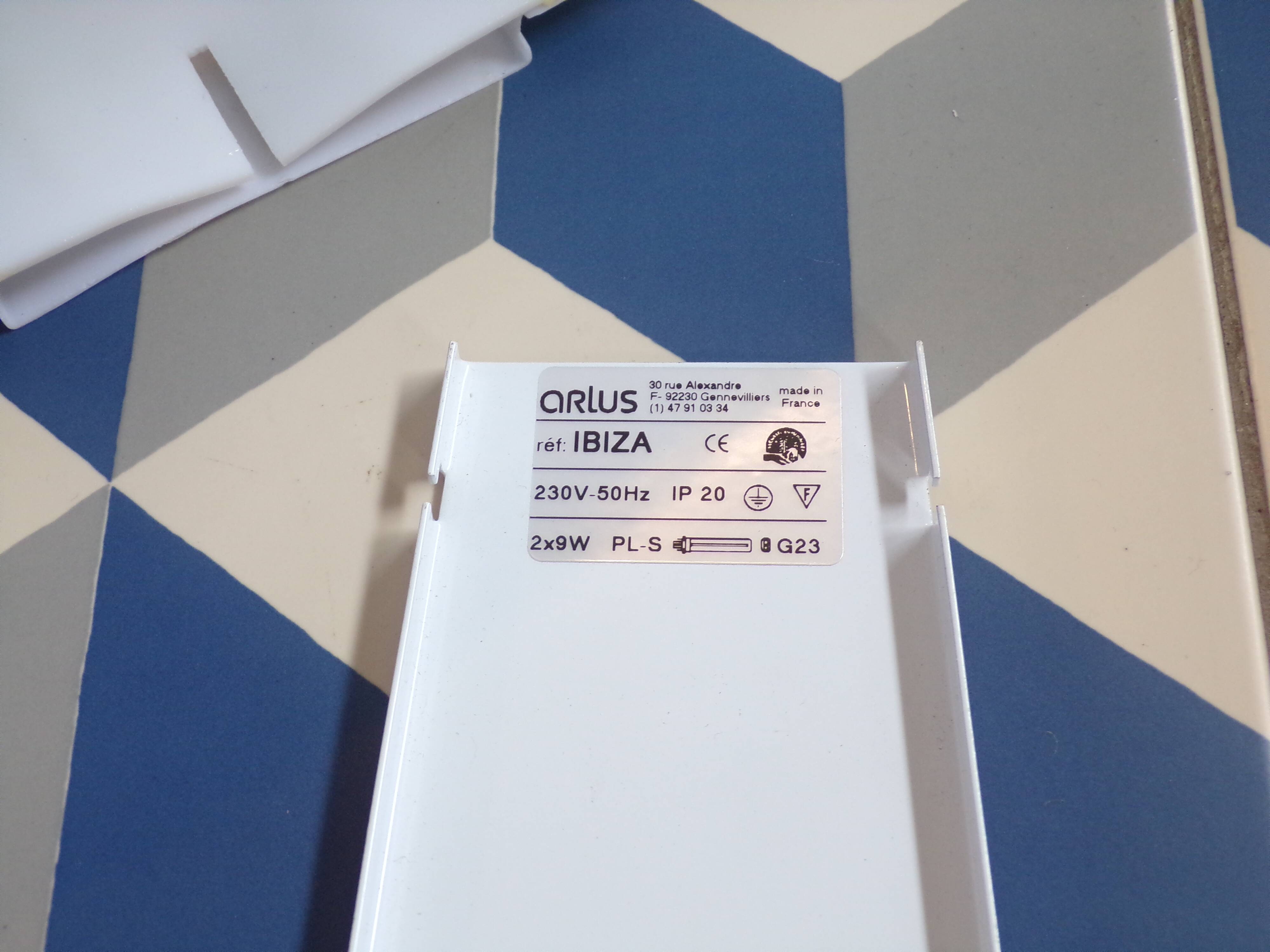 Pair of Arlus Ibiza wall lights