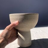 Pyrite sandstone footed bowl