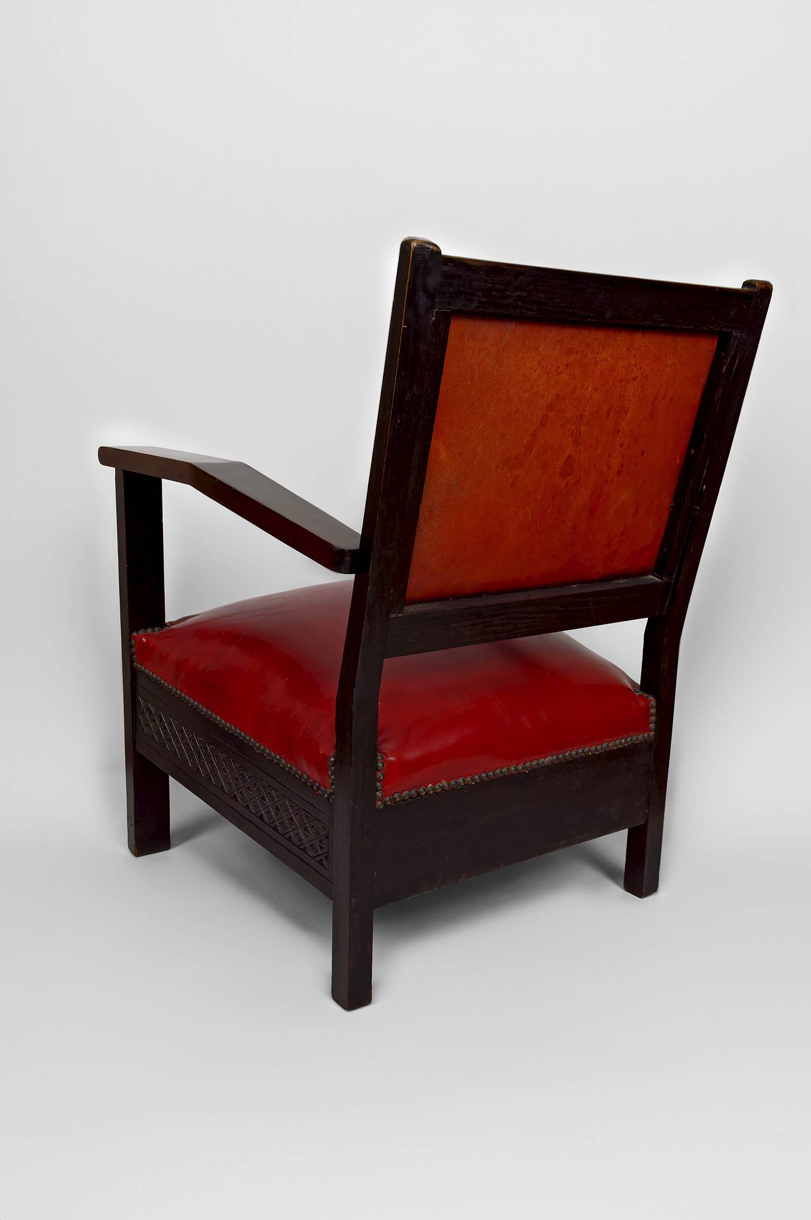 Paire de Fauteuils Art Deco Colonial en Bois Sculpté, Algérie, 1930