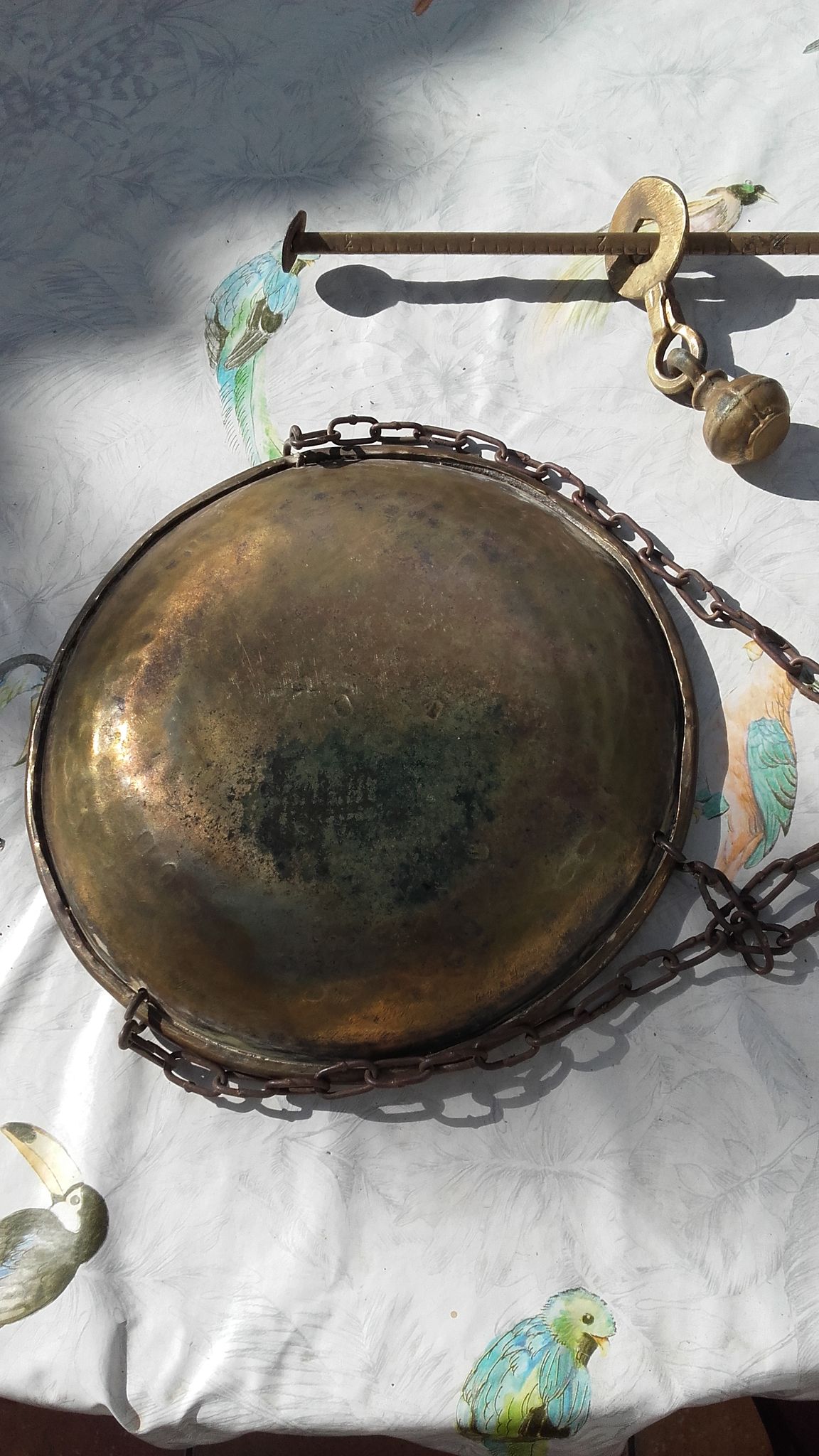 Antique copper scale