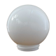 Globe in white opaline - 15 cm