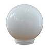 Globe in white opaline - 15 cm