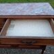 Buffet 1900 in oak and marble top
