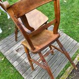 Paire de chaises de ferme anglaises XIX e