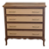 Oak chest of drawers