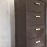 Brown vintage clamshell furniture