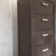 Meuble à clapet vintage marron