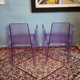 Pair of Bella rifatta designer chairs
